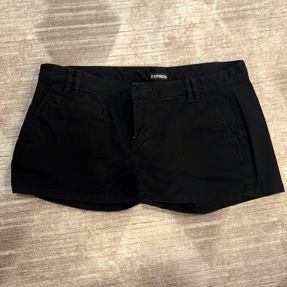 Express black shorts size 4.